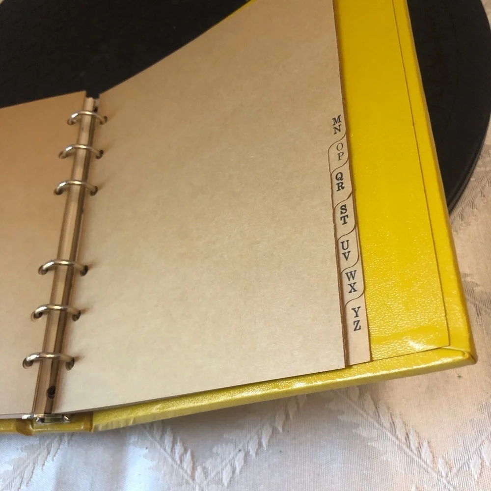 Vintage 1970s Stylecraft Address Book New